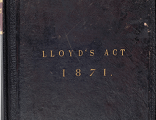 0602 | 《劳埃德法案》批准劳合社成为保险社团组织