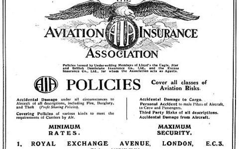 航空保险史上第一个集团性的保险条款