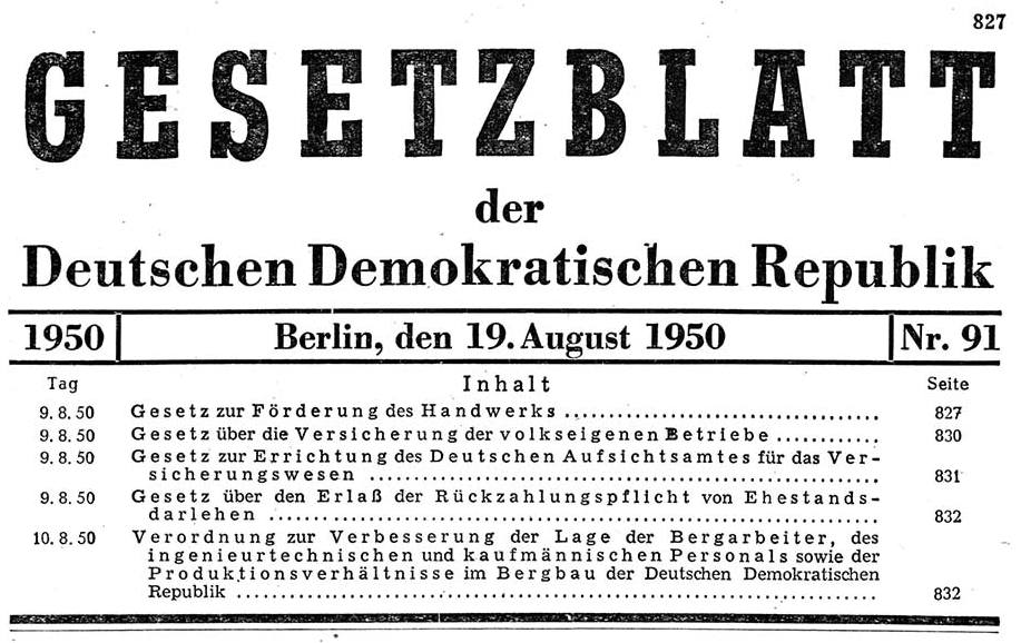 1008 | 东德制定国家企业保险法