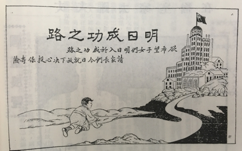 0130 | 民国时保险插画：子女教育与人生风险